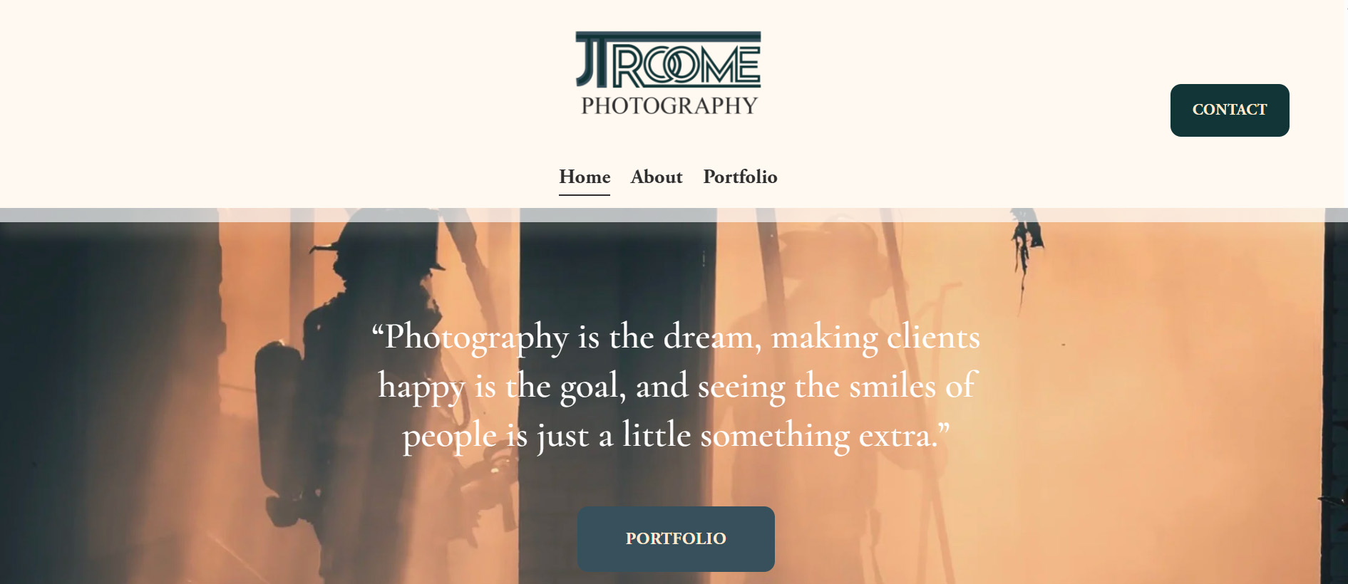 JTRoome Photography web design