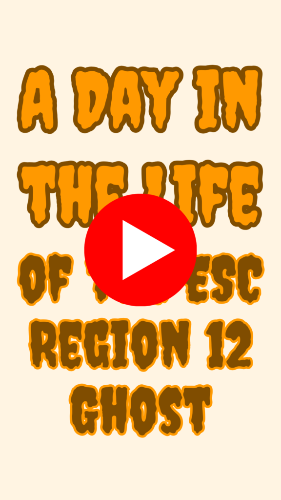 A Day in the Life of the ESC Region 12 ghost