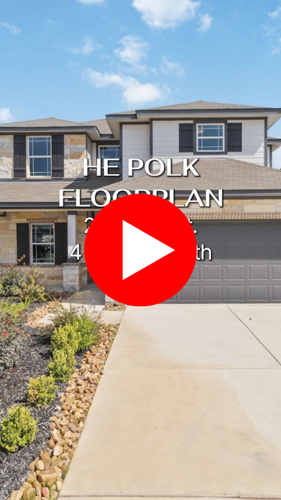 First America Homes social media tour of the Polk floorplan
